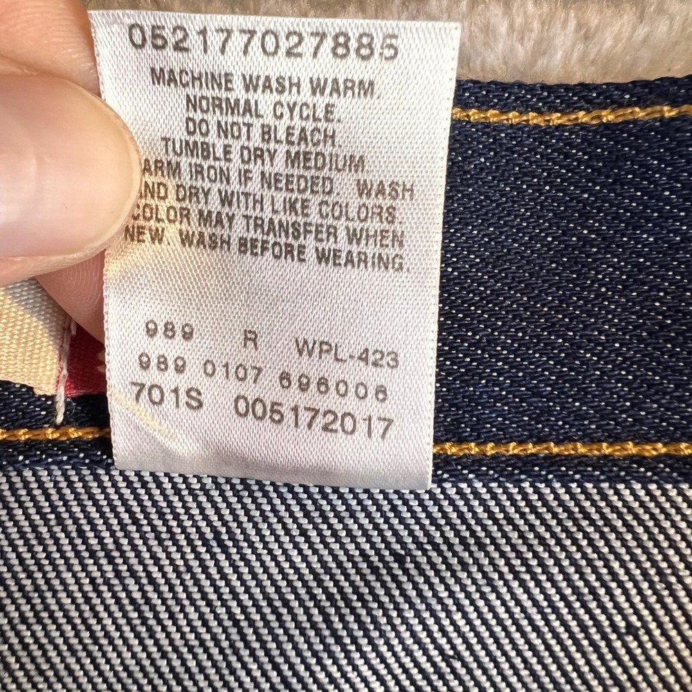 VTG Levis 517 Boot Cut Jeans Mens 40x32 Indigo Deadstock 2000's 00517-2017 NWT - Picture 4 of 11